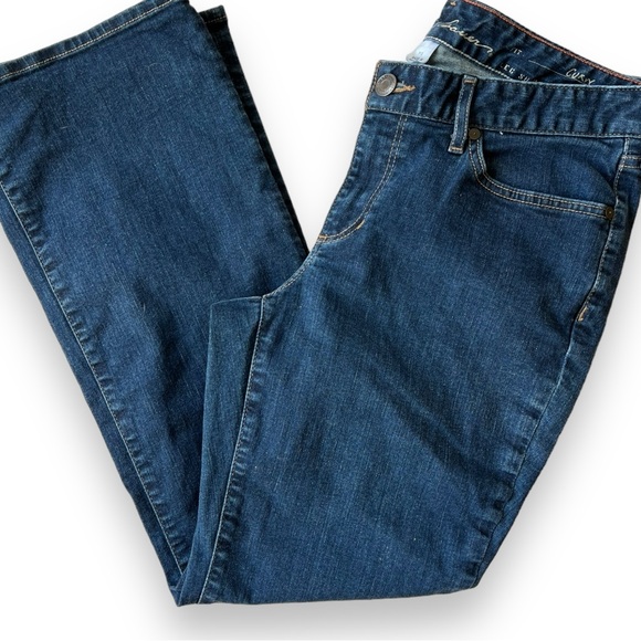 Eddie Bauer Curvy Bootcut Specially Dyed 12 Petite Jeans - Picture 11 of 11